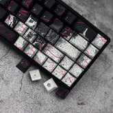 GMK Graffiti Keycaps | Cherry Profile Keycaps Set | PBT Material | Keycaps For MX Switch | GMk Clone Artisan Keycap Set